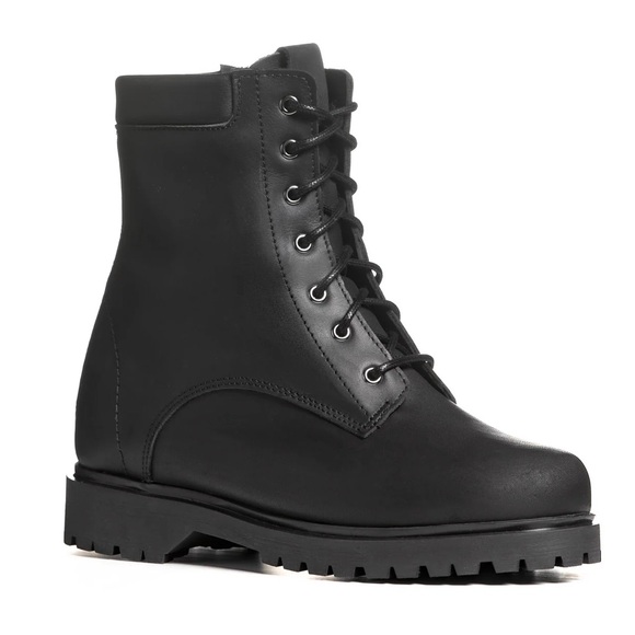 Anfibio Kiara Leather Wool-Lined Winter Boots Size 9 - Picture 1 of 12